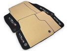 Beige Floor Mats For Lamborghini Urus With Alcantara Leather - AutoWin