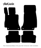 Beige Floor Mats For Mercedes Benz E-Class S213 Estate (2016-2020) | Limited Edition - AutoWin