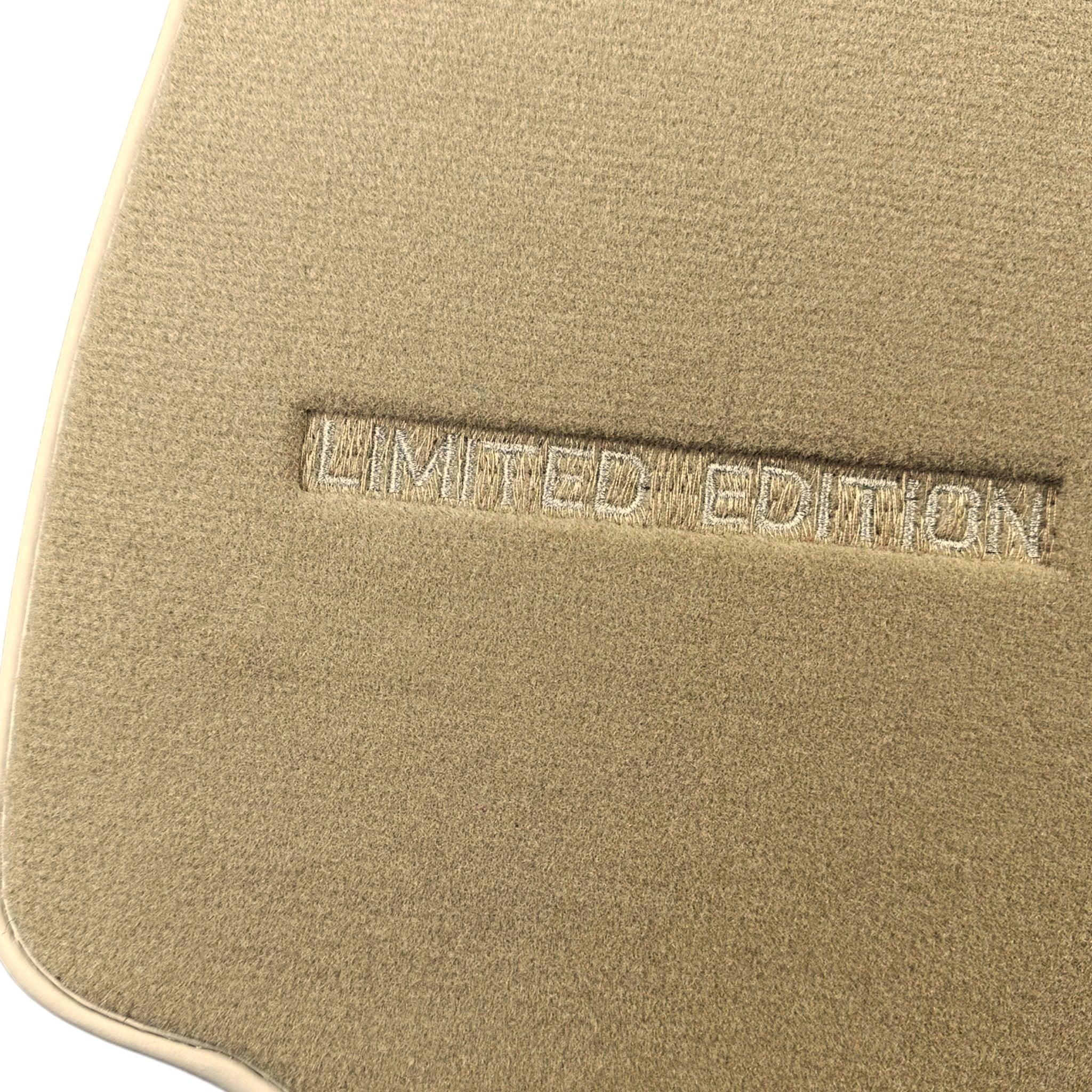 Beige Floor Mats For Mercedes Benz E-Class W214 Sedan (2023-2024) | Limited Edition - AutoWin