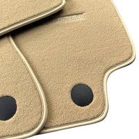 Beige Floor Mats For Mercedes Benz GLC-Class C253 Coupe (2019-2023) | Limited Edition - AutoWin