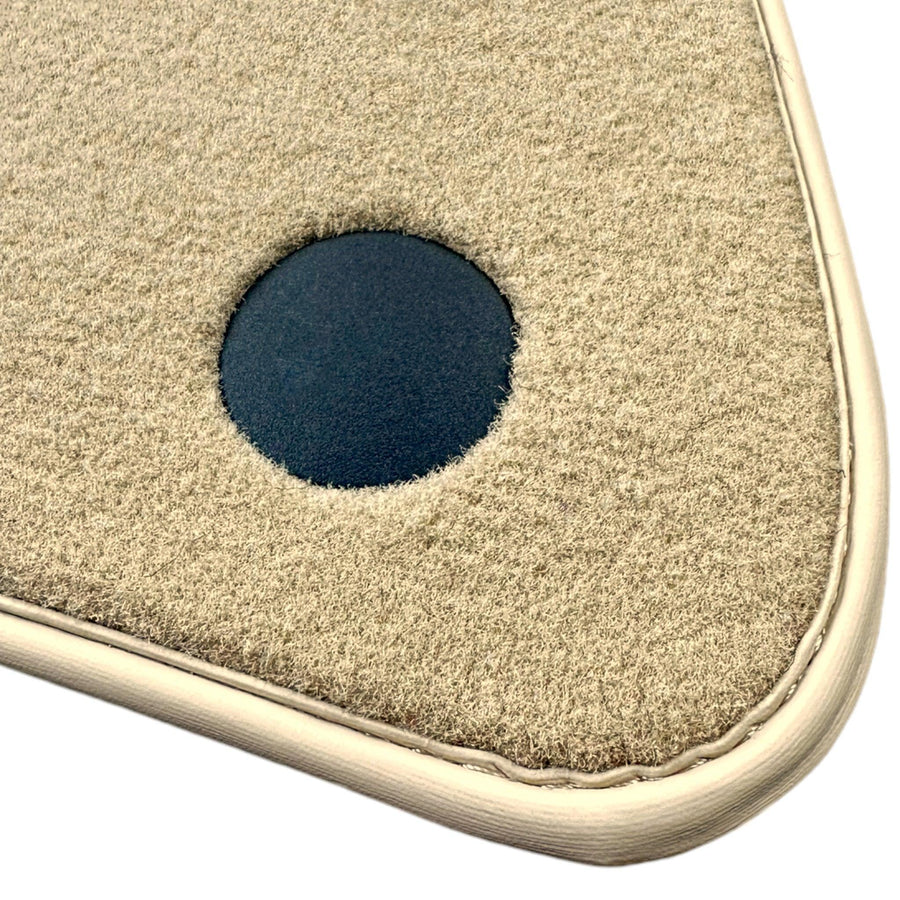 Beige Floor Mats For Mercedes Benz GLC-Class X253 SUV (2019-2023) Hybrid | Limited Edition - AutoWin
