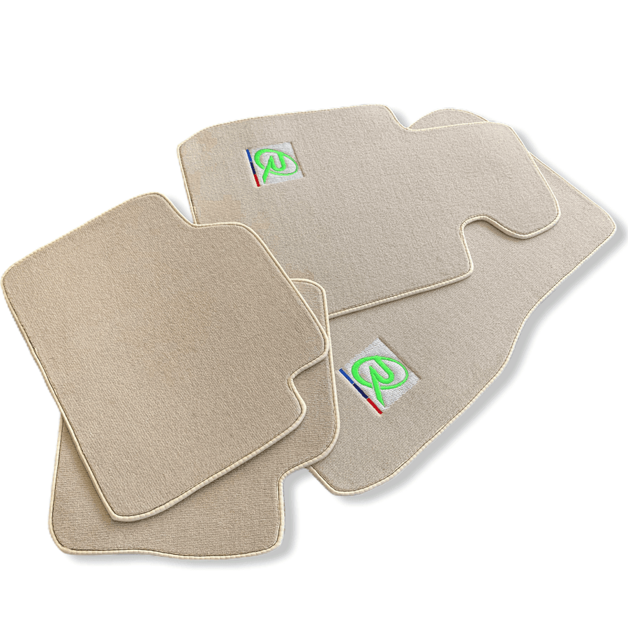 Beige Mats For BMW 1 Series F21 3-door Hatchback Tailored Set Perfect Fit - AutoWin
