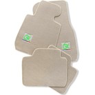 Beige Mats For BMW 3 Series E46 4-door Sedan Tailored Set Perfect Fit - AutoWin