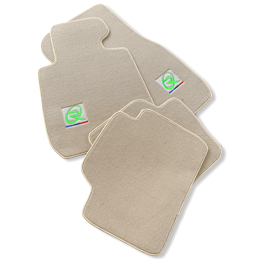 Beige Mats For BMW M3 4-door E90 Tailored Set Perfect Fit - AutoWin
