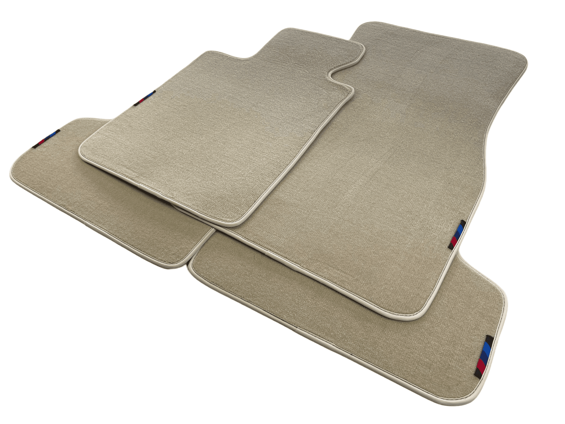 Beige Mats For BMW M3 G80 With M Package - AutoWin