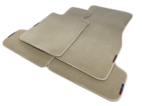 Beige Mats For BMW M5 E39 With M Package - AutoWin