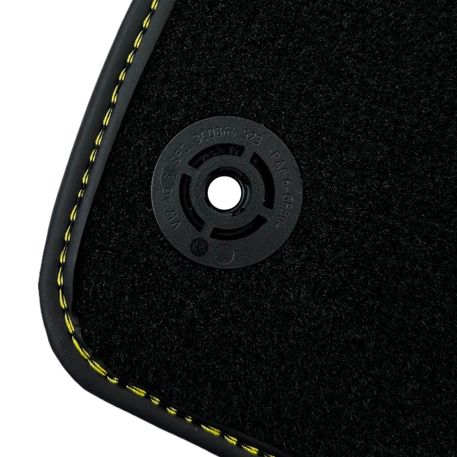 Black Floor Mats for Audi A1 5-door Hatchback 2010-2018 | Fighter Jet Edition - AutoWin