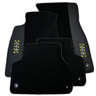 Black Floor Mats for Audi A3 - 3-door Hatchback (2000-2003) | Fighter Jet Edition - AutoWin