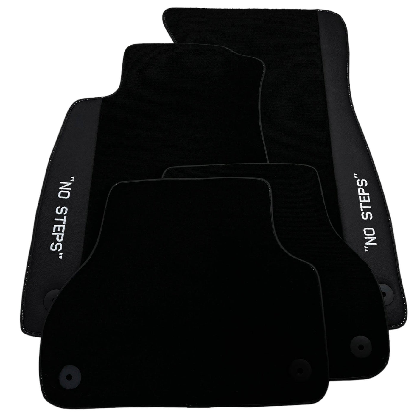 Black Floor Mats for Audi A3 - 5-door Sedan (2021 - 2024) | No Steps - AutoWin