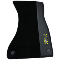 Black Floor Mats for Audi A6 - C6 Allroad Quattro Long (2006-2008) | Fighter Jet Edition - AutoWin