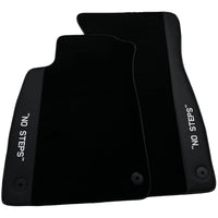 Black Floor Mats for Audi A6 - C6 Sedan Facelift (2008-2011) | No Steps - AutoWin