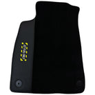 Black Floor Mats for Audi A8 D3 Long (2002-2010) | Fighter Jet Edition - AutoWin