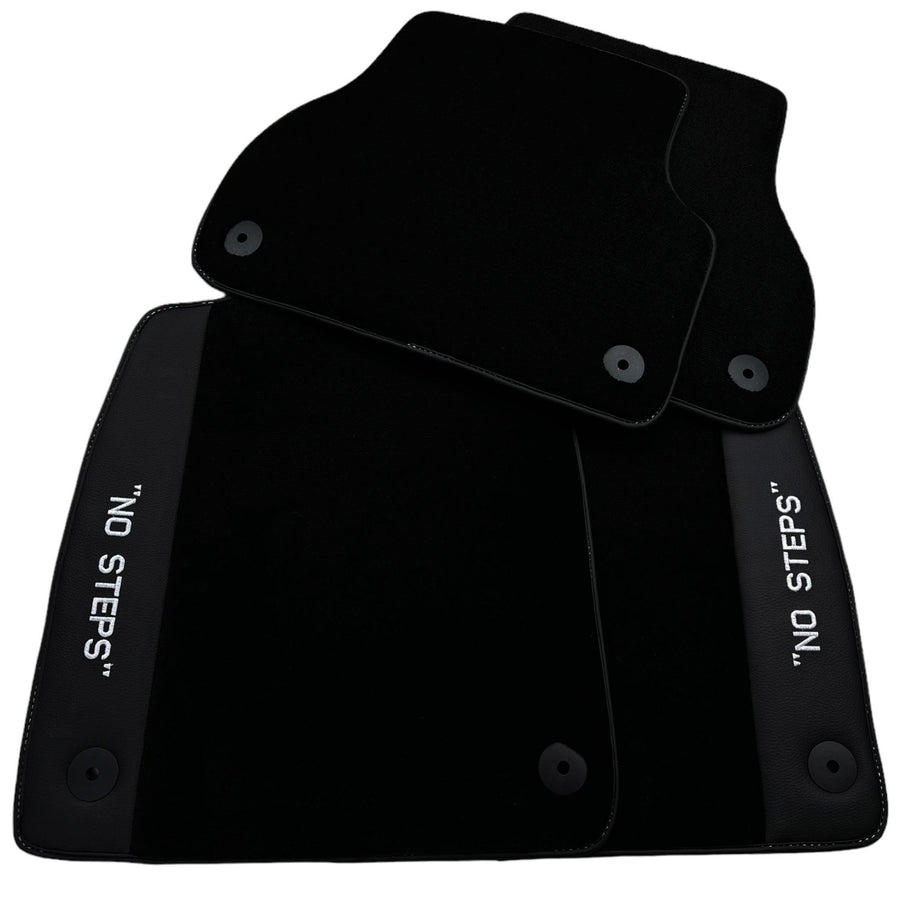 Black Floor Mats for Audi A8 D3 Long (2002-2010) | No Steps - AutoWin