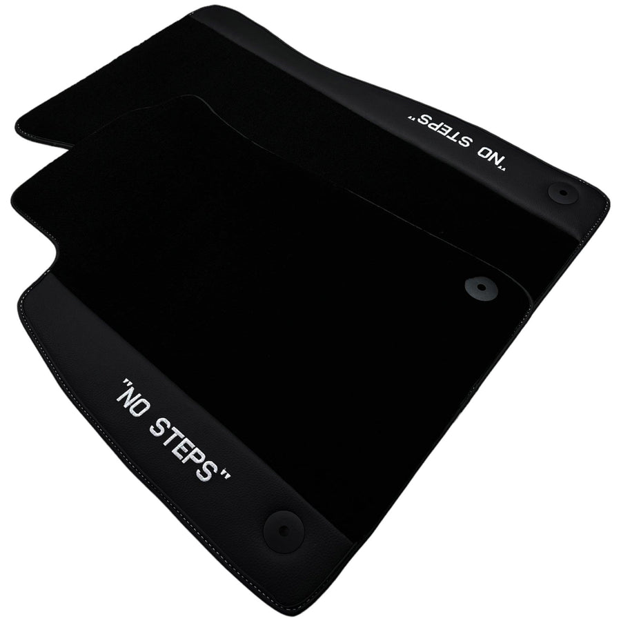 Black Floor Mats for Audi A8 D3 Long (2002-2010) | No Steps - AutoWin