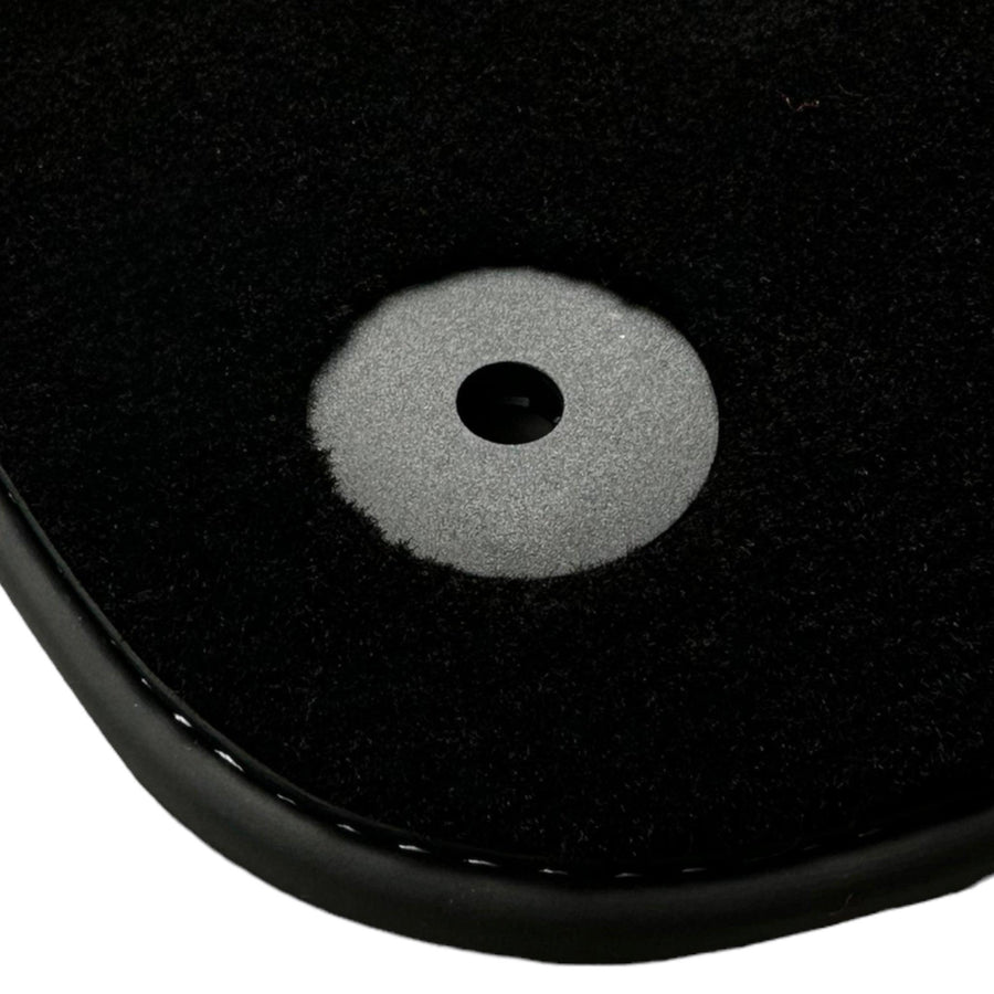Black Floor Mats For Bentley Flying Spur (2013-2019) with Leather - AutoWin