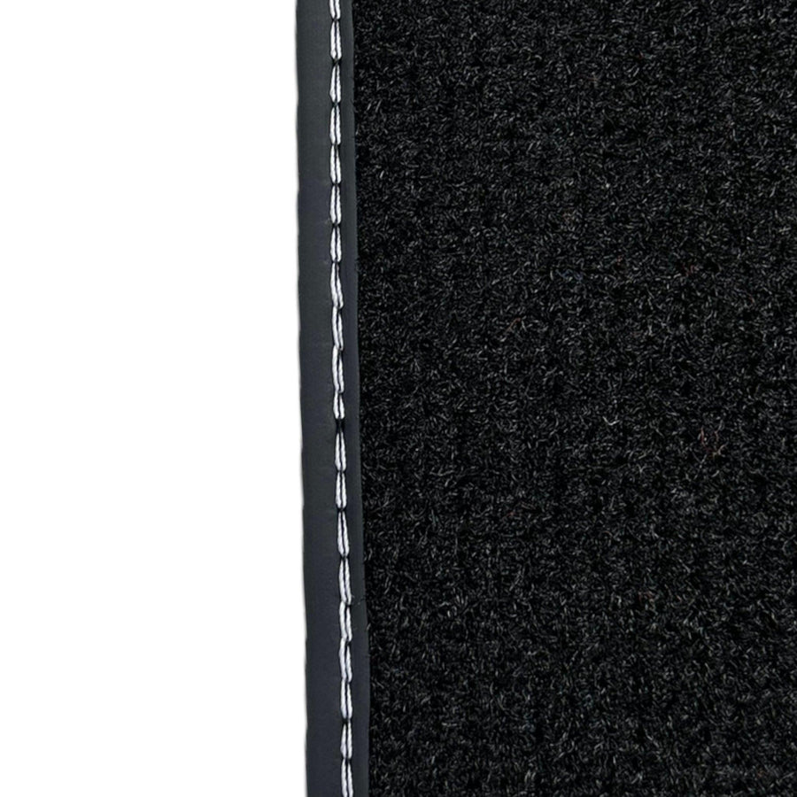 Black Floor Mats For Bentley Mulsanne (2010-2020) with Leather - AutoWin