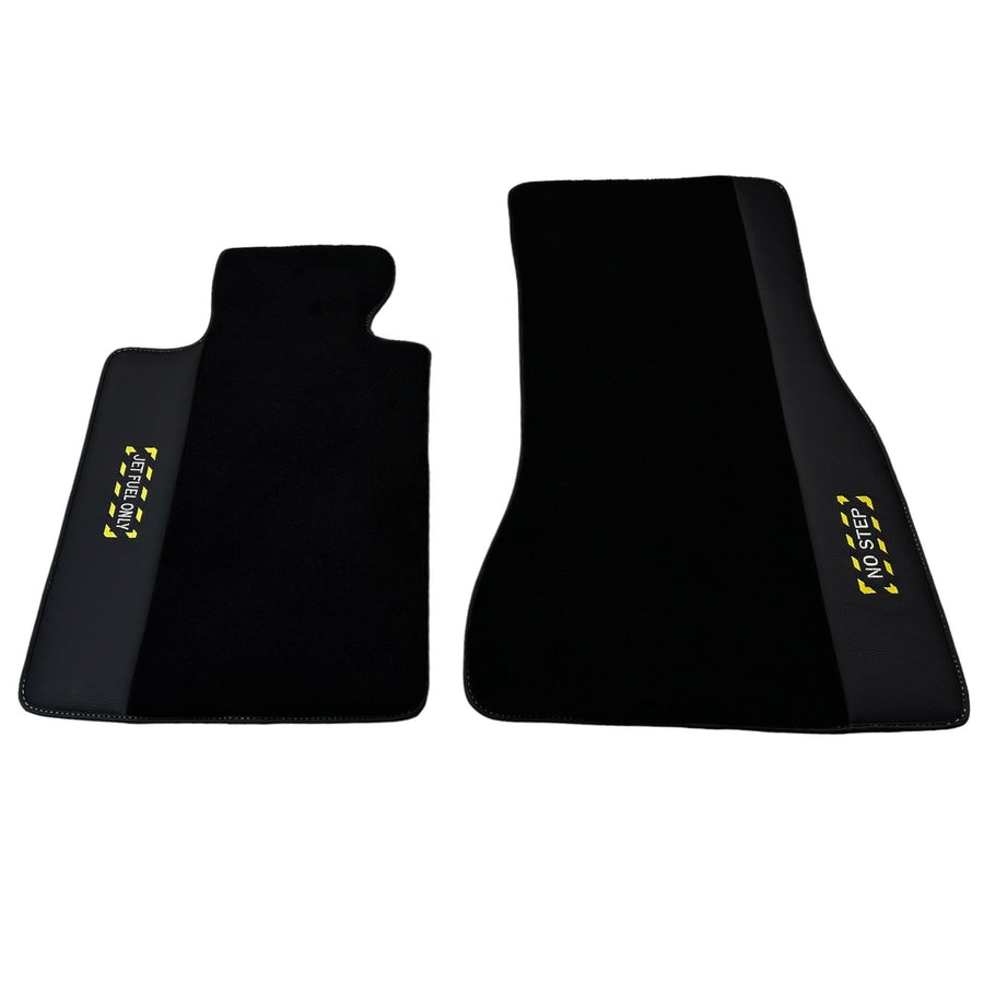 Black Floor Mats For BMW 1 Series E87 | Fighter Jet Edition - AutoWin