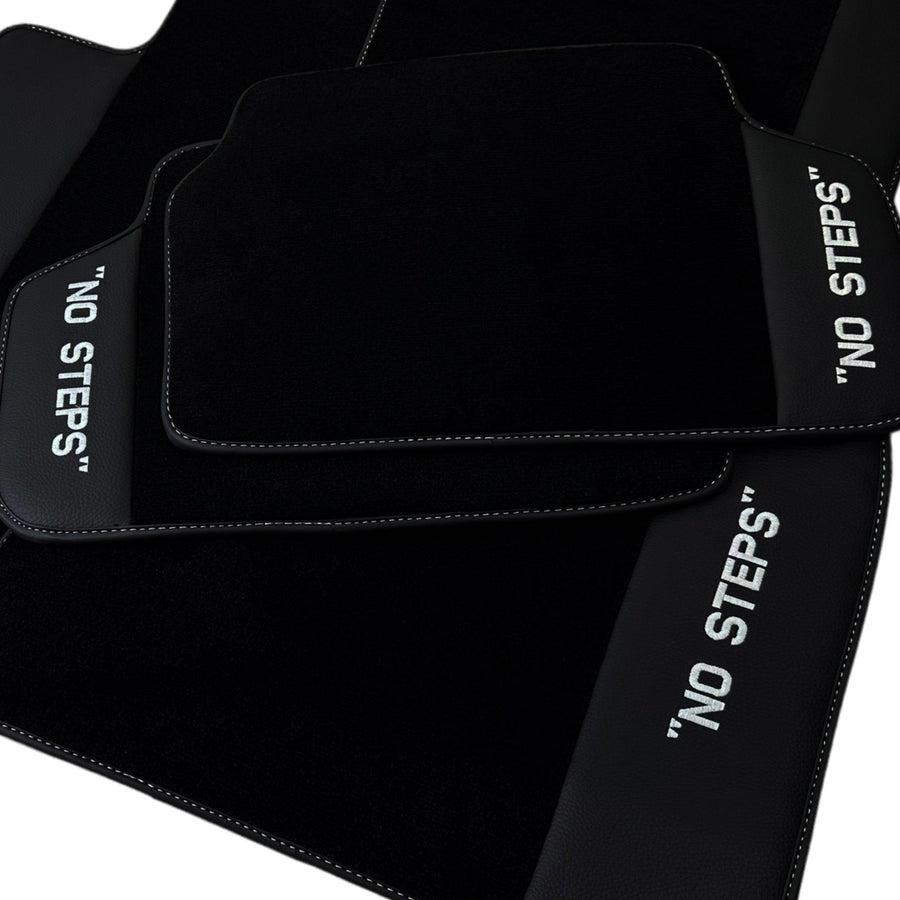 Black Floor Mats For BMW 3 Series E93 No Steps Edition Brand - AutoWin