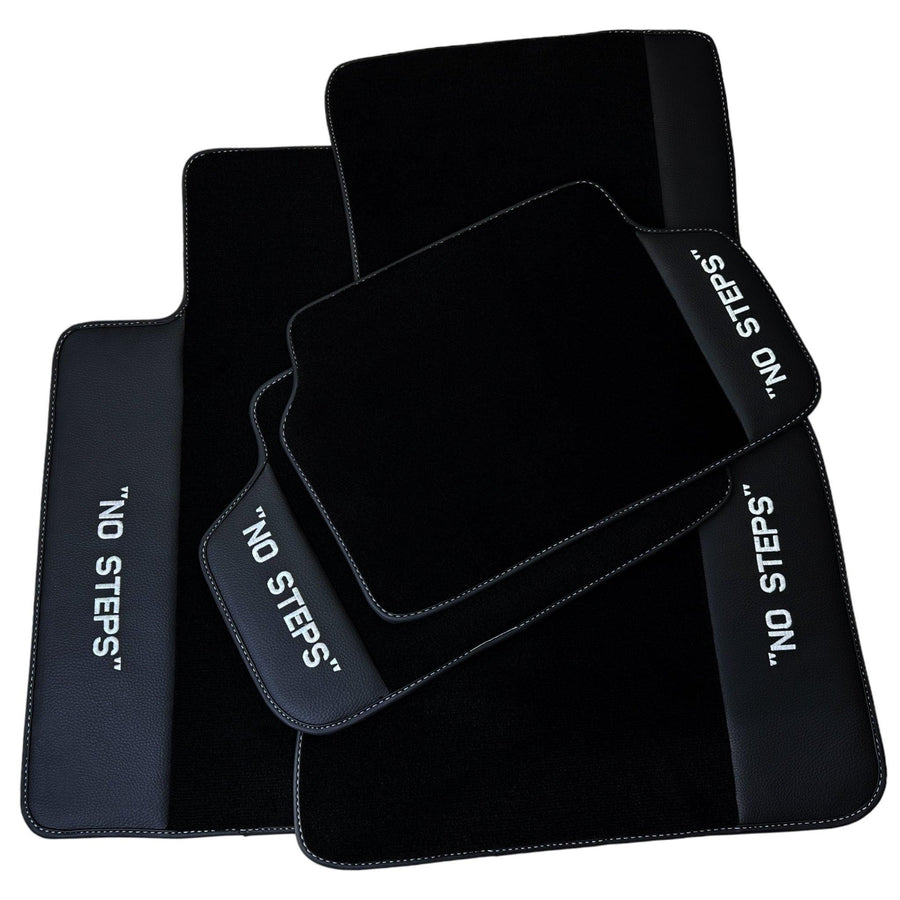Black Floor Mats For BMW 3 Series E93 No Steps Edition Brand - AutoWin