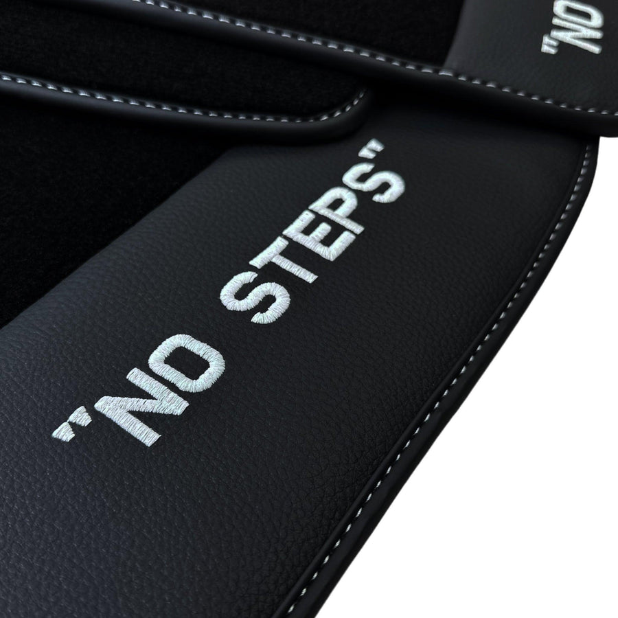 Black Floor Mats For BMW 3 Series E93 No Steps Edition Brand - AutoWin