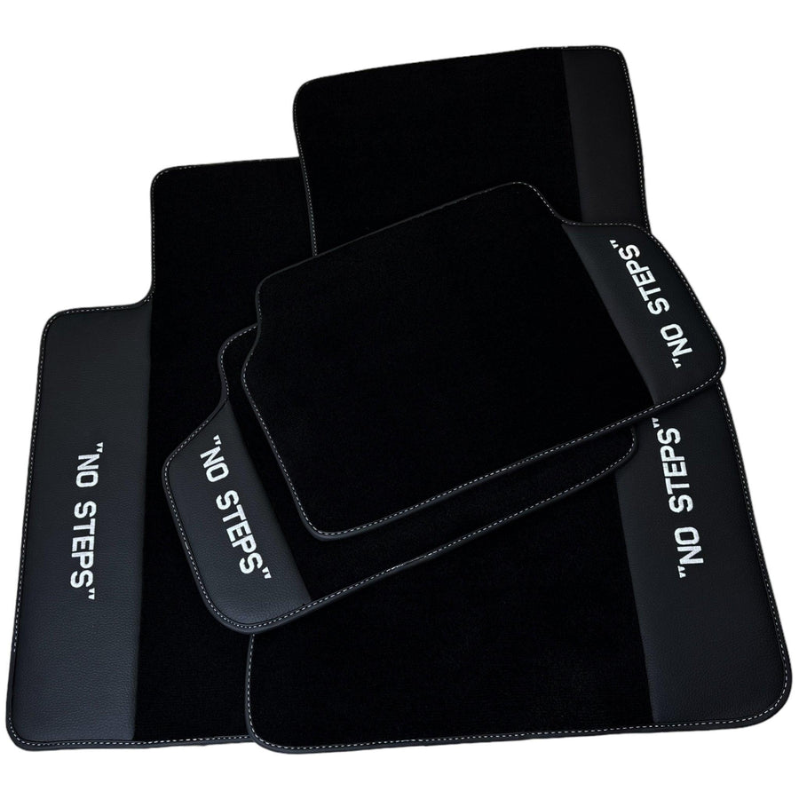 Black Floor Mats For BMW 3 Series E93 No Steps Edition Brand - AutoWin