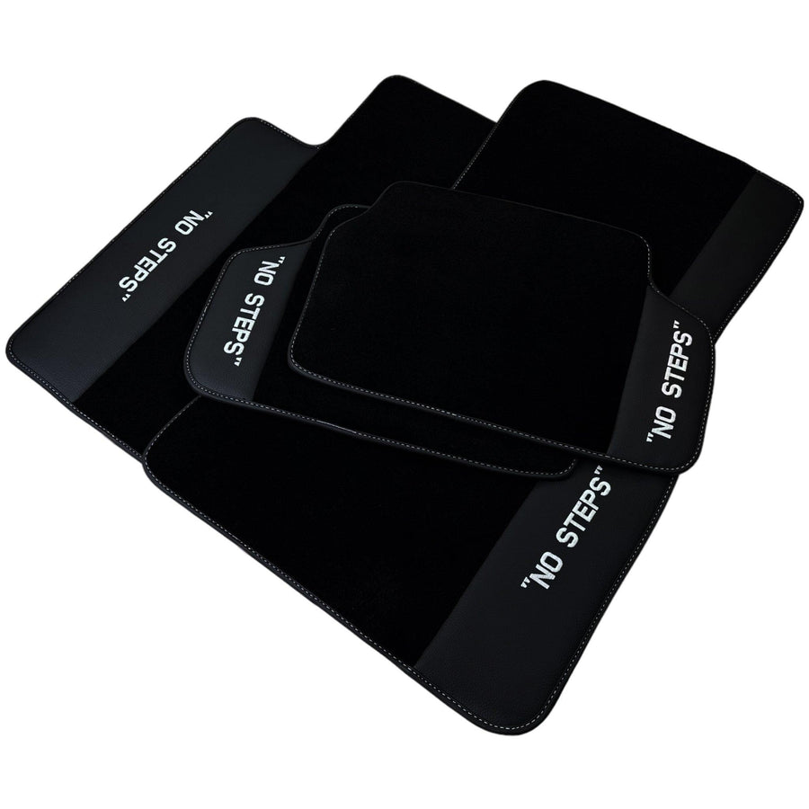 Black Floor Mats For BMW 3 Series E93 No Steps Edition Brand - AutoWin