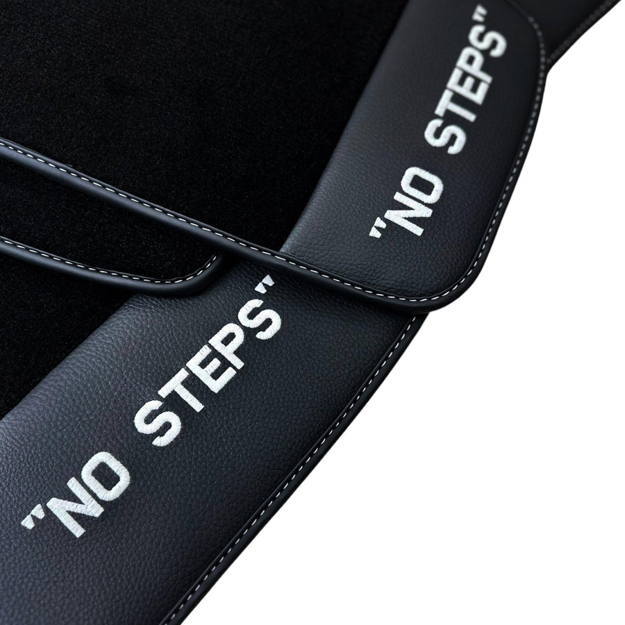 Black Floor Mats For BMW 3 Series E93 No Steps Edition Brand - AutoWin