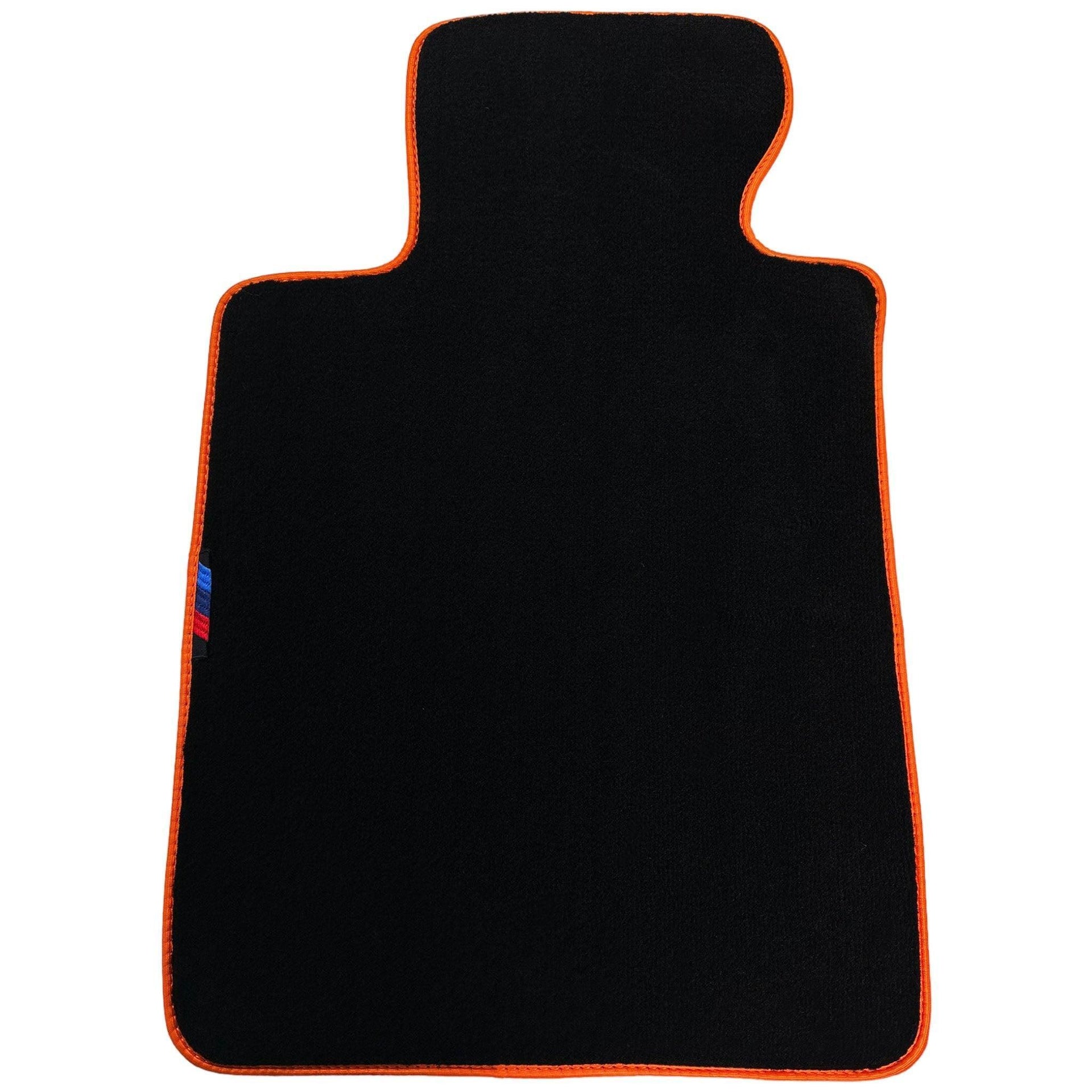 Black Floor Mats For BMW 3 Series G20 | Orange Trim - AutoWin