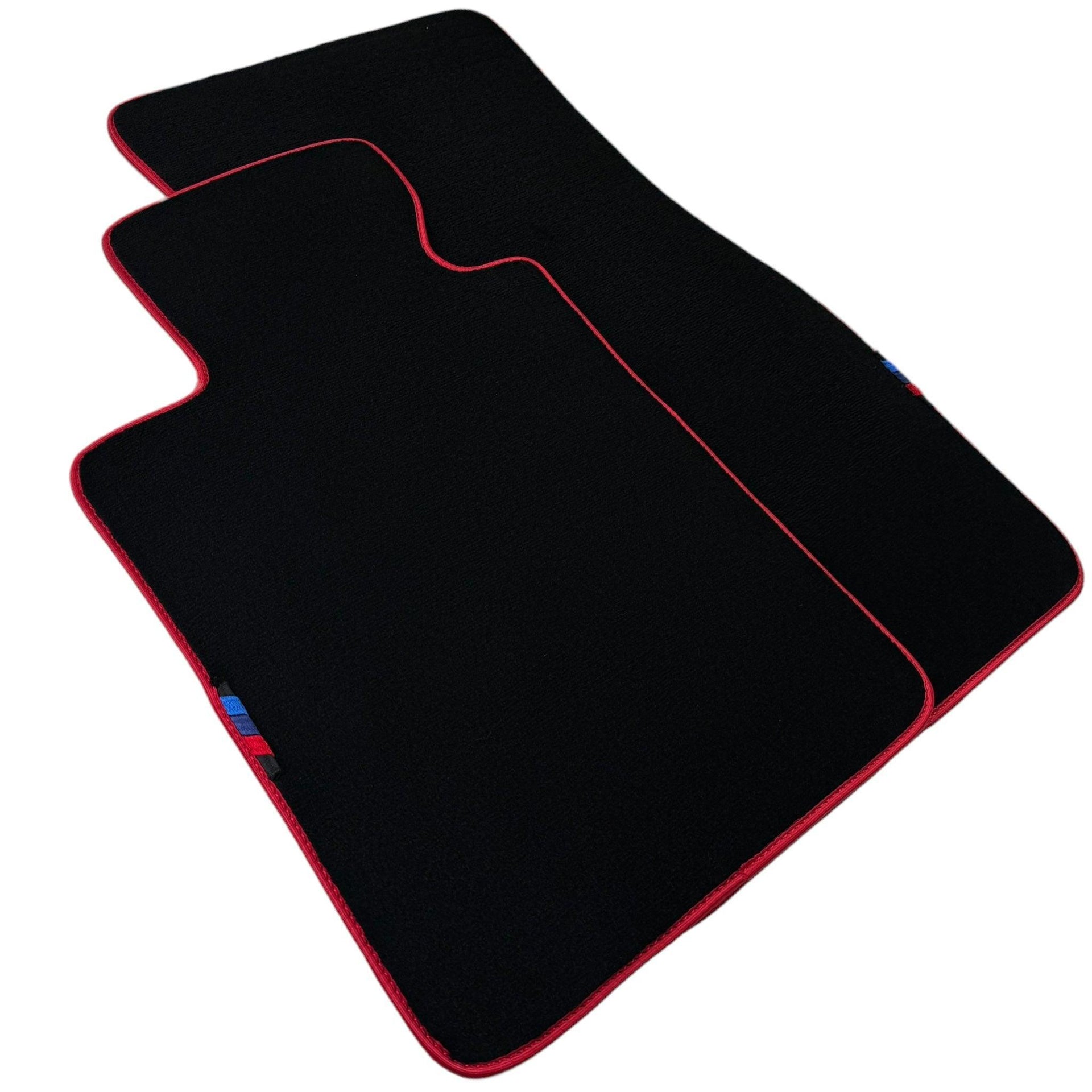 Black Floor Mats For BMW 3 Series G20 | Red Trim - AutoWin