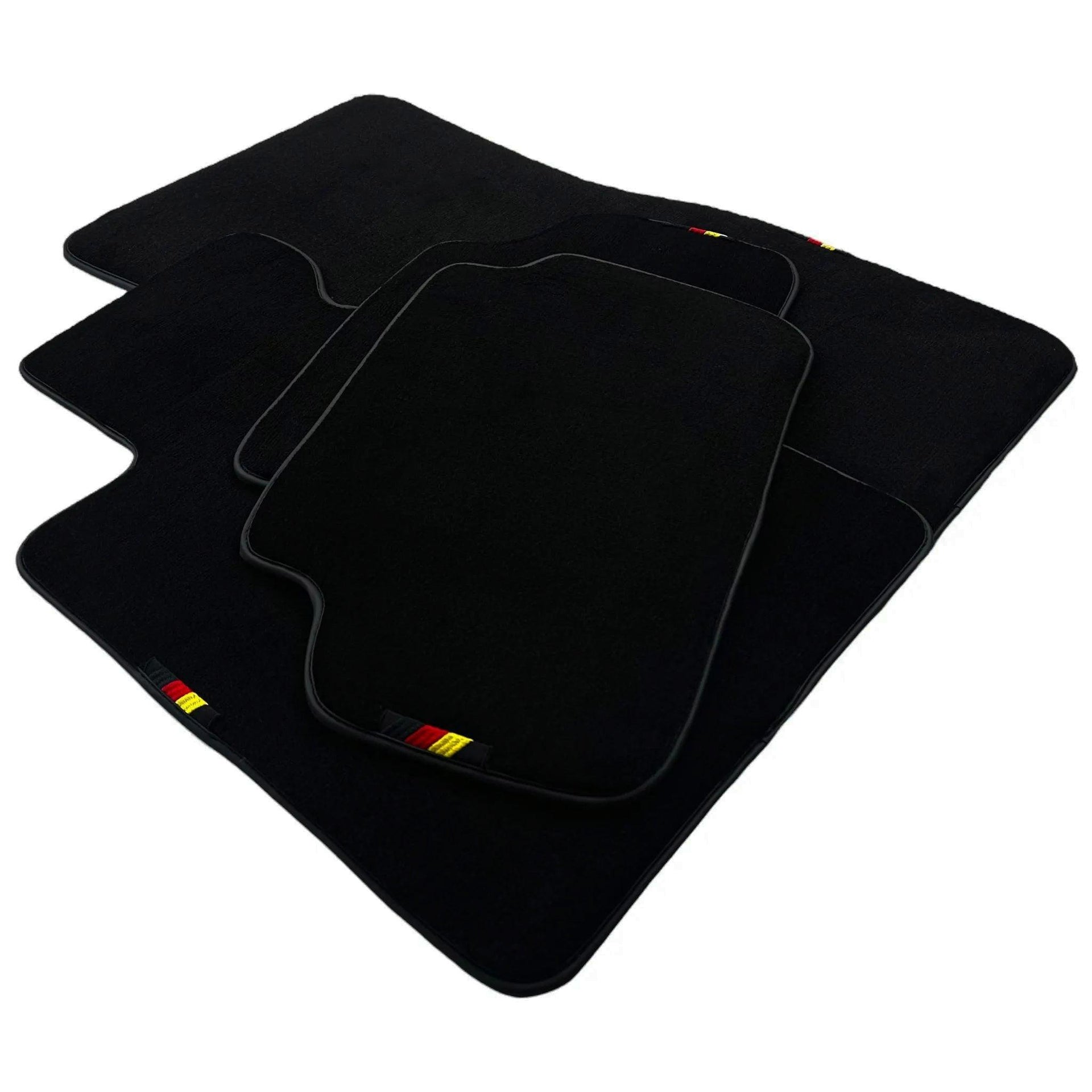 Black Floor Mats For BMW 7 Series F02 Germany Edition AutoWin Brand - AutoWin