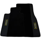 Black Floor Mats For BMW 8 Series Gran Coupe G16 | Fighter Jet Edition AutoWin Brand - AutoWin