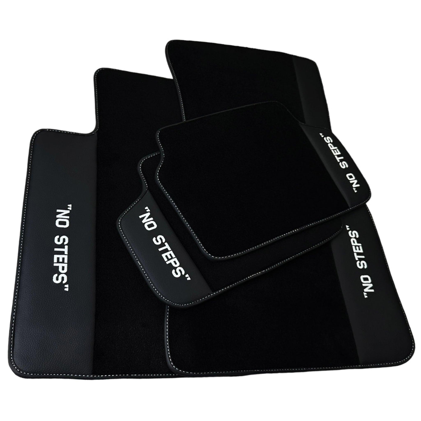 Black Floor Mats For BMW M3 F80 Series No Steps Edition AutoWin Brand - AutoWin