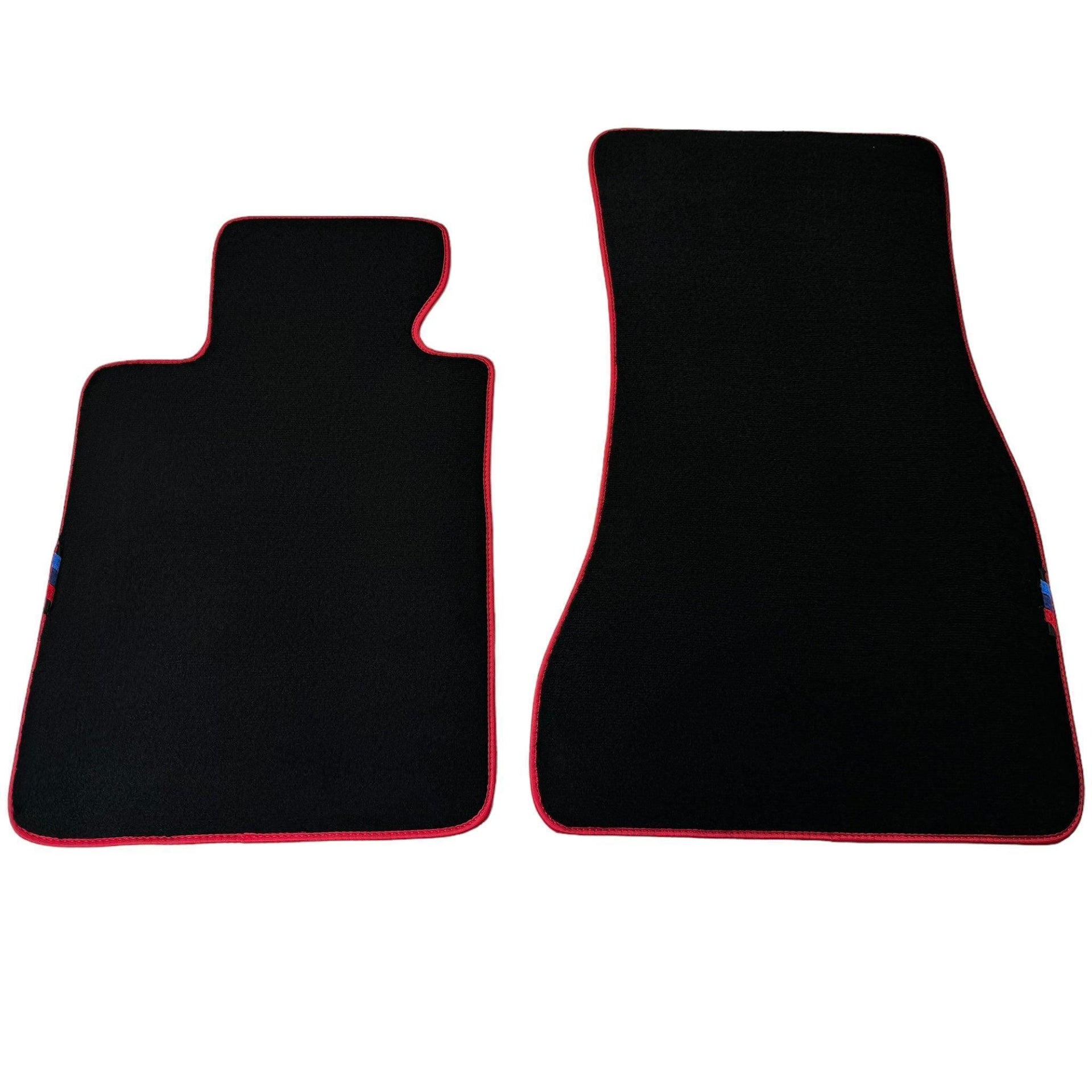 Black Floor Mats For BMW iX (2022-2024) | Red Trim - AutoWin