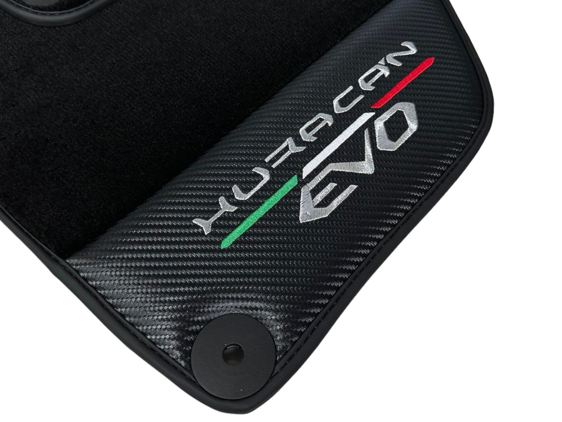 Huracan EVO (2014-2023): Black Mats with Carbon Fiber Borders