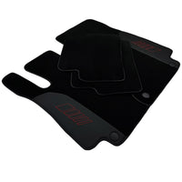 Black Floor Mats For Mercedes Benz C-Class W205 Sedan (2014-2018) | AutoWin Edition - AutoWin