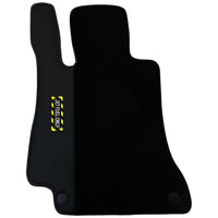 Black Floor Mats For Mercedes Benz CLA-Class C118 Coupe (2019-2023) | Fighter Jet Edition - AutoWin