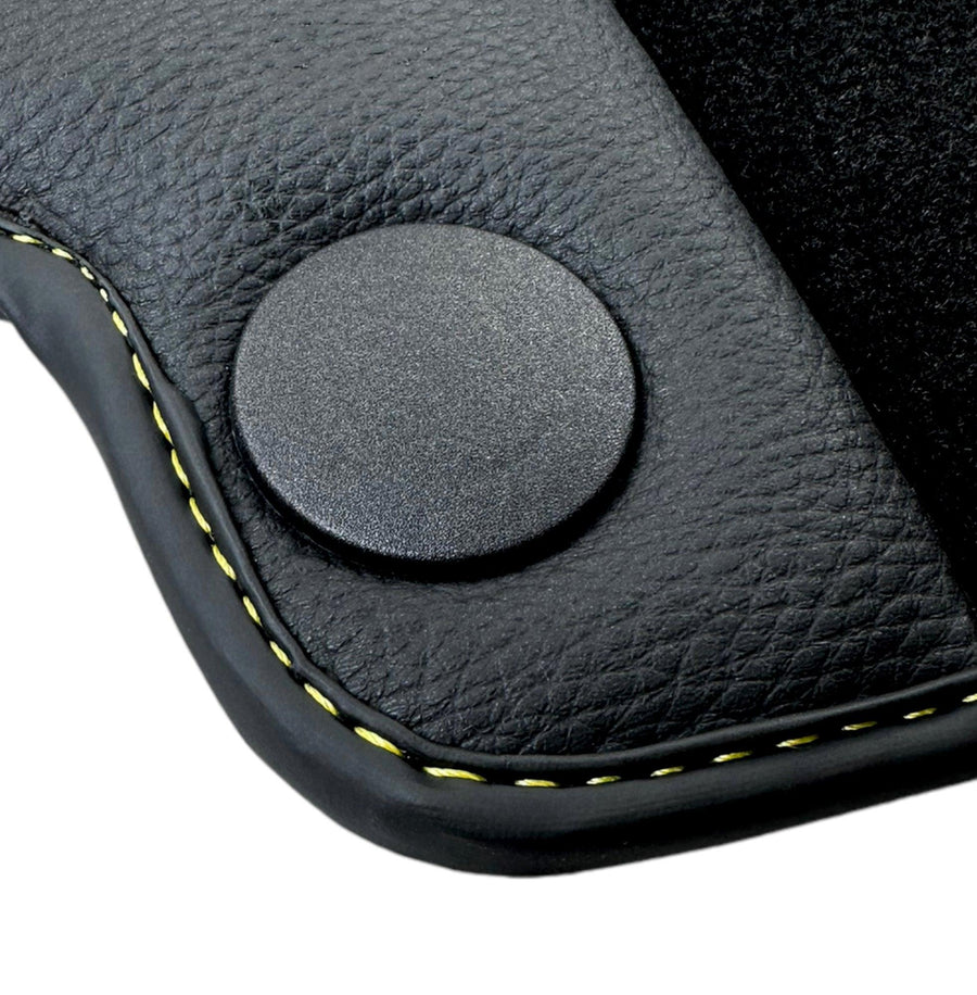 Black Floor Mats For Mercedes Benz CLS-Class X218 Shooting Brake (2012-2014) | Fighter Jet Edition - AutoWin