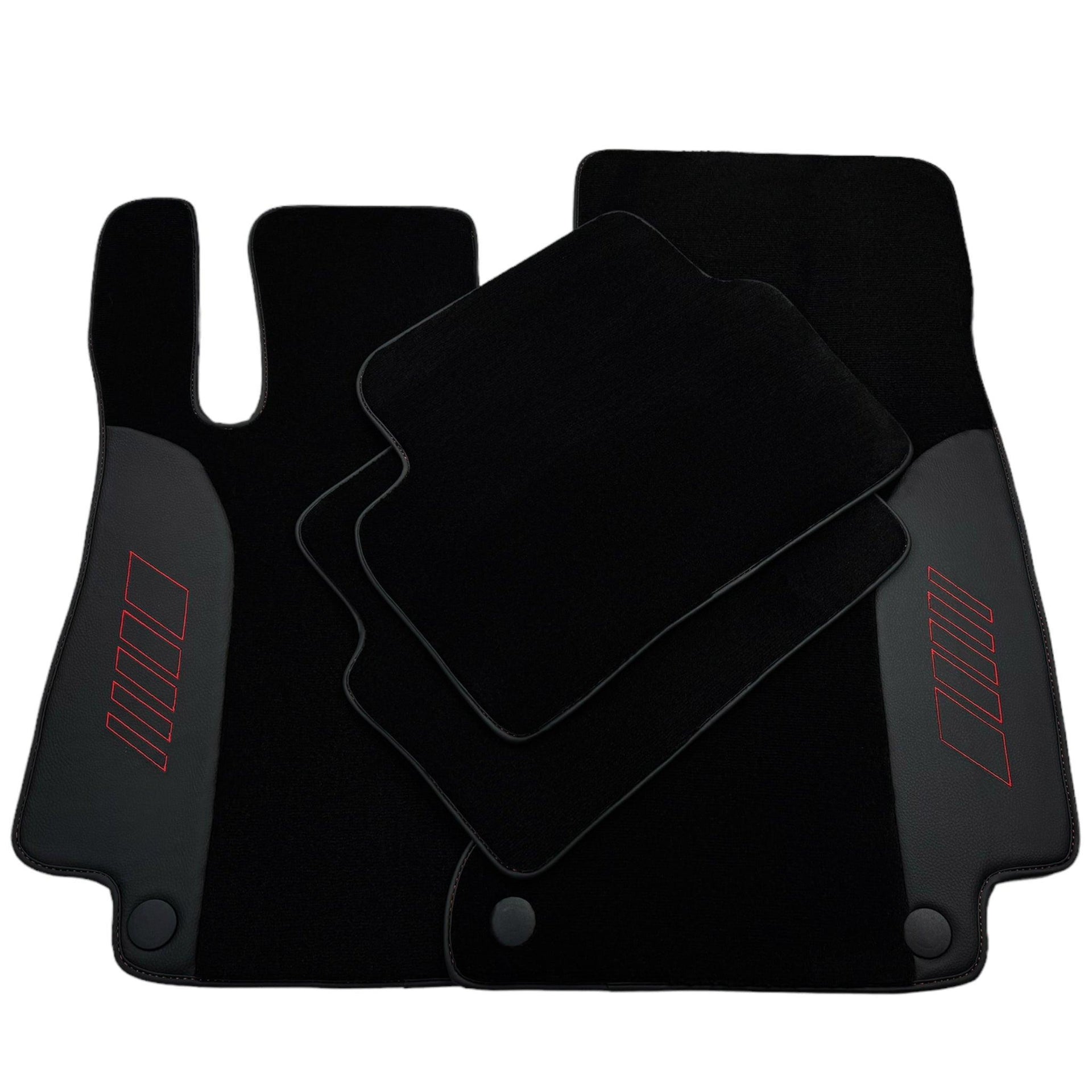 Black Floor Mats For Mercedes Benz E-Class S210 Estate 4Matic (1996-2003) | AutoWin Edition - AutoWin