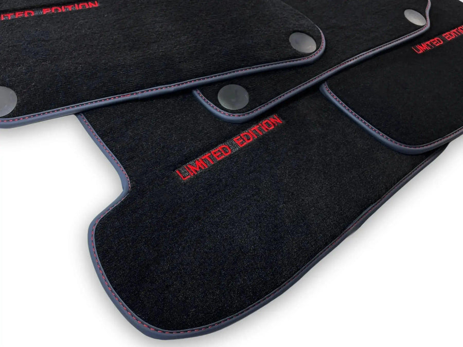 Black Floor Mats For Mercedes Benz E-Class S213 All Terrain (2020-2023) | AutoWin Edition - AutoWin