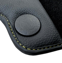 Black Floor Mats For Mercedes Benz E-Class S213 Estate (2020-2023) Hybrid | Fighter Jet Edition - AutoWin