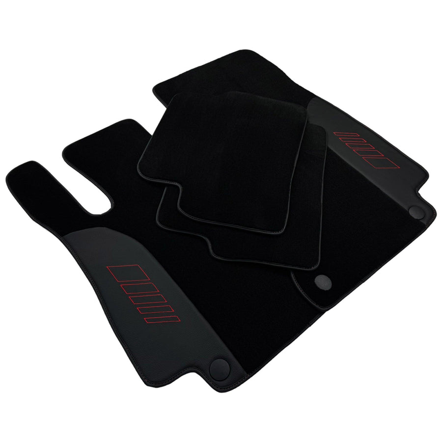 Black Floor Mats For Mercedes Benz EQA-Class H243 (2021-2023) | AutoWin Edition - AutoWin