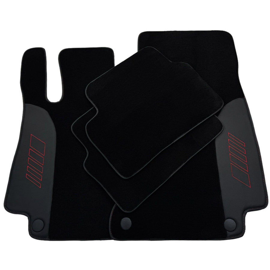 Black Floor Mats For Mercedes Benz GLS-Class X167 (2019-2023) | AutoWin Edition - AutoWin