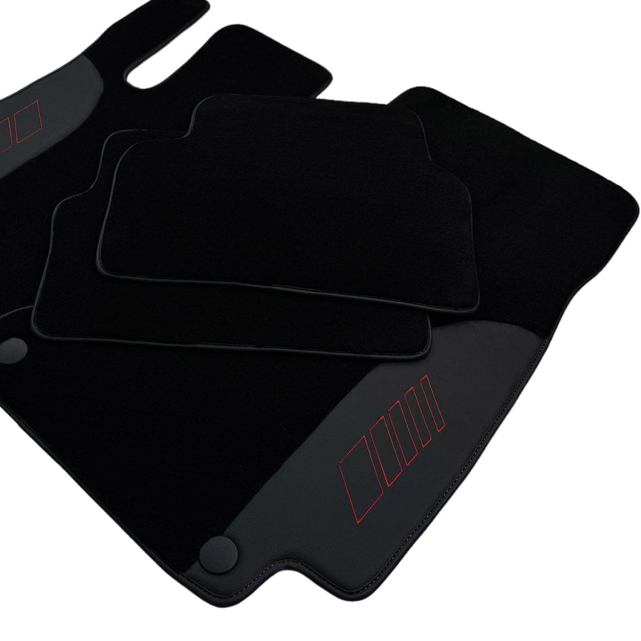 Black Floor Mats For Mercedes Benz M-Class W164 (2005-2011) | AutoWin Edition - AutoWin