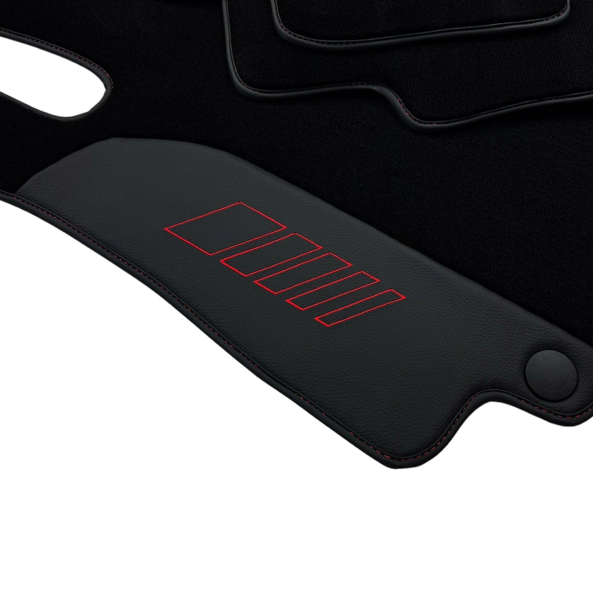 Black Floor Mats For Mercedes Benz S-Class W221 (2005-2013) Short Wheelbase | AutoWin Edition - AutoWin