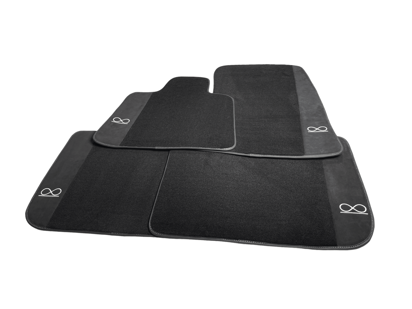 Black Floor Mats For Rolls Royce Black Badge Dawn - AutoWin