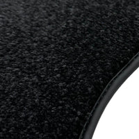Black Luxury Floor Mats For Mercedes Benz A-Class W177 Hybrid (2019-2023) | ER56 Design - AutoWin