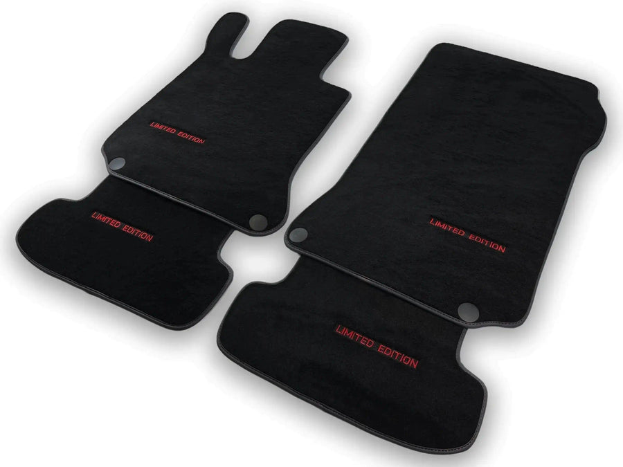 Black Luxury Floor Mats For Mercedes Benz E-Class S213 All Terrain (2020-2023) | ER56 Design - AutoWin