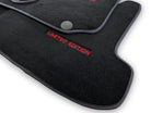 Black Luxury Floor Mats For Mercedes Benz GLK-Class X204 (2008-2012) | ER56 Design - AutoWin