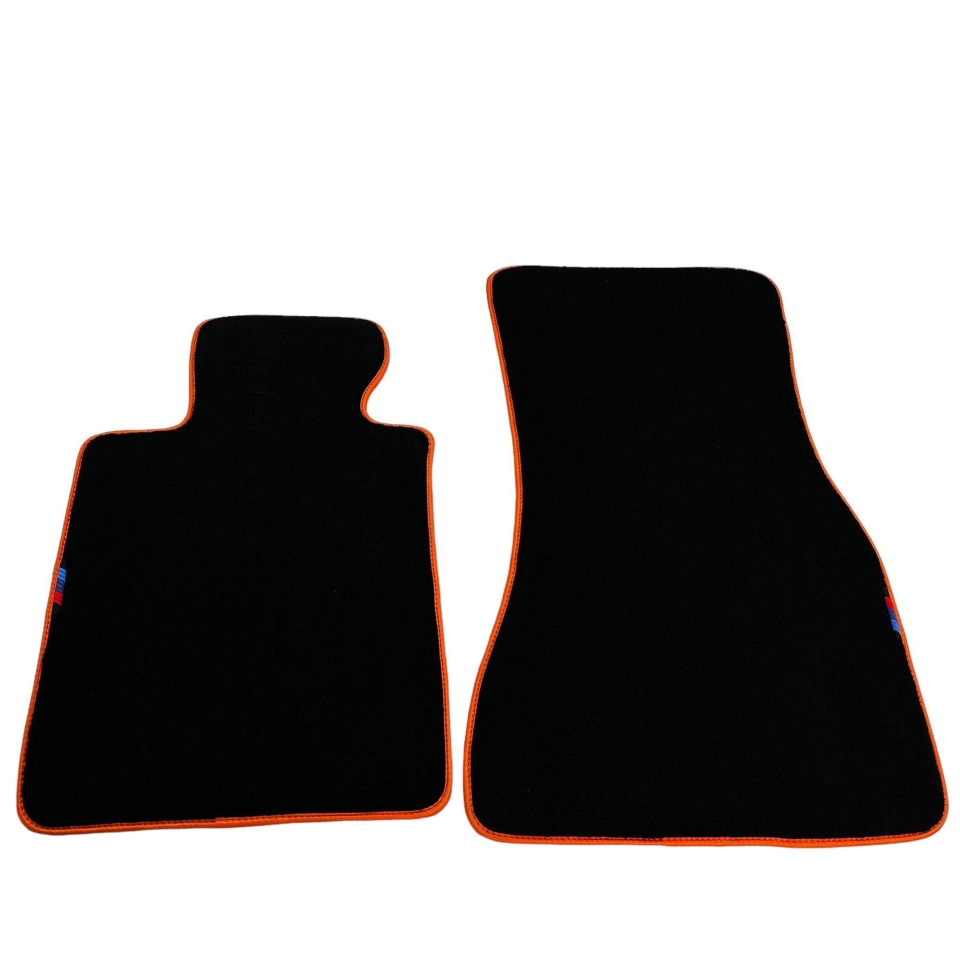 Black Mats For BMW 8 Series G15 2-door Coupe | Orange Trim - AutoWin