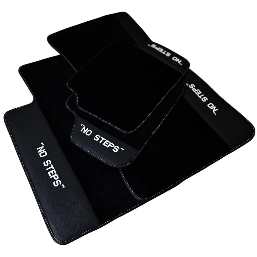 Black Mats For BMW M3 E46 No Steps Edition - AutoWin